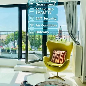 Angel Mint - Free Parking - Balcony Apartment